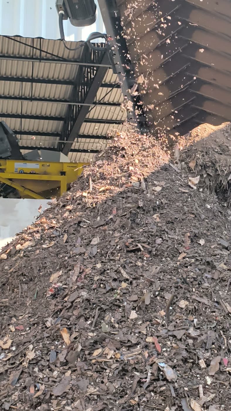 Produtos recuperados na planta de ASR